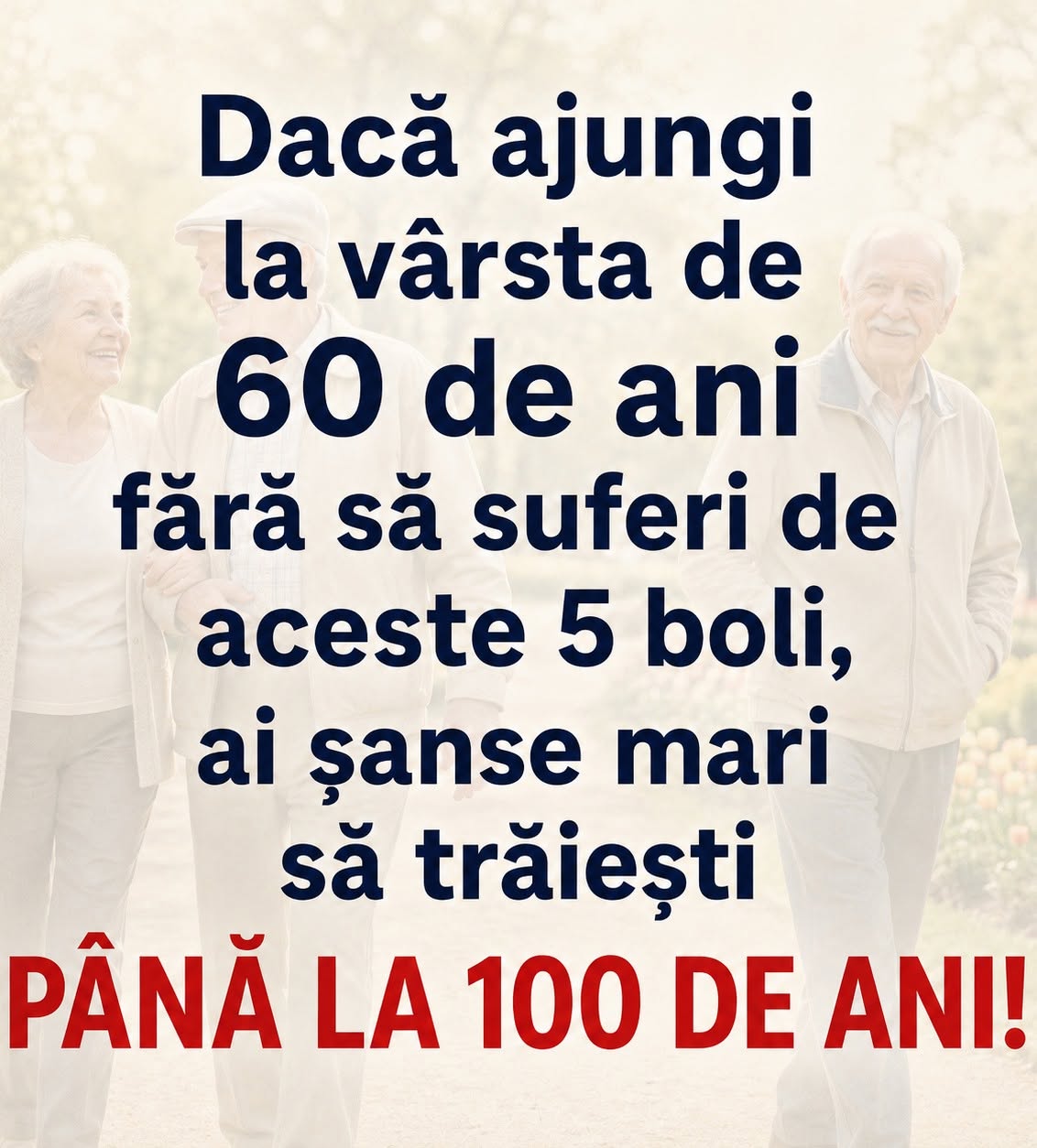 Ai trecut de 60 de ani fără aceste probleme majore de sănătate? De ce poate fi un semn bun pentru anii care urmează